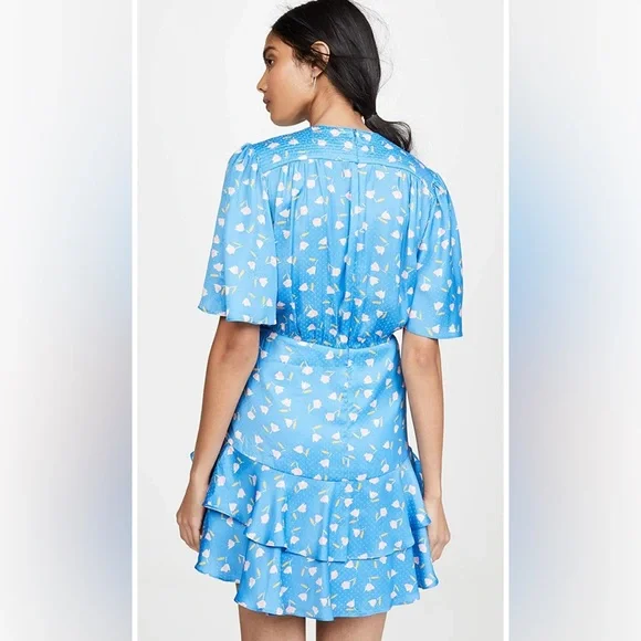 SAYLOR Mel Blue Floral Mini Dress💙💗💙 - Picture 3 of 16